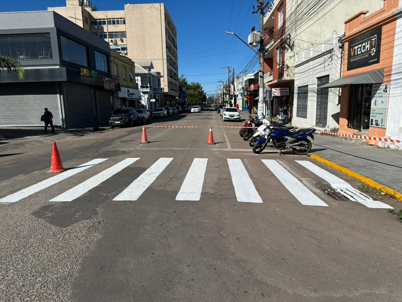 Atenção no trânsito: veja as ruas do centro que recebem nova sinalização hoje