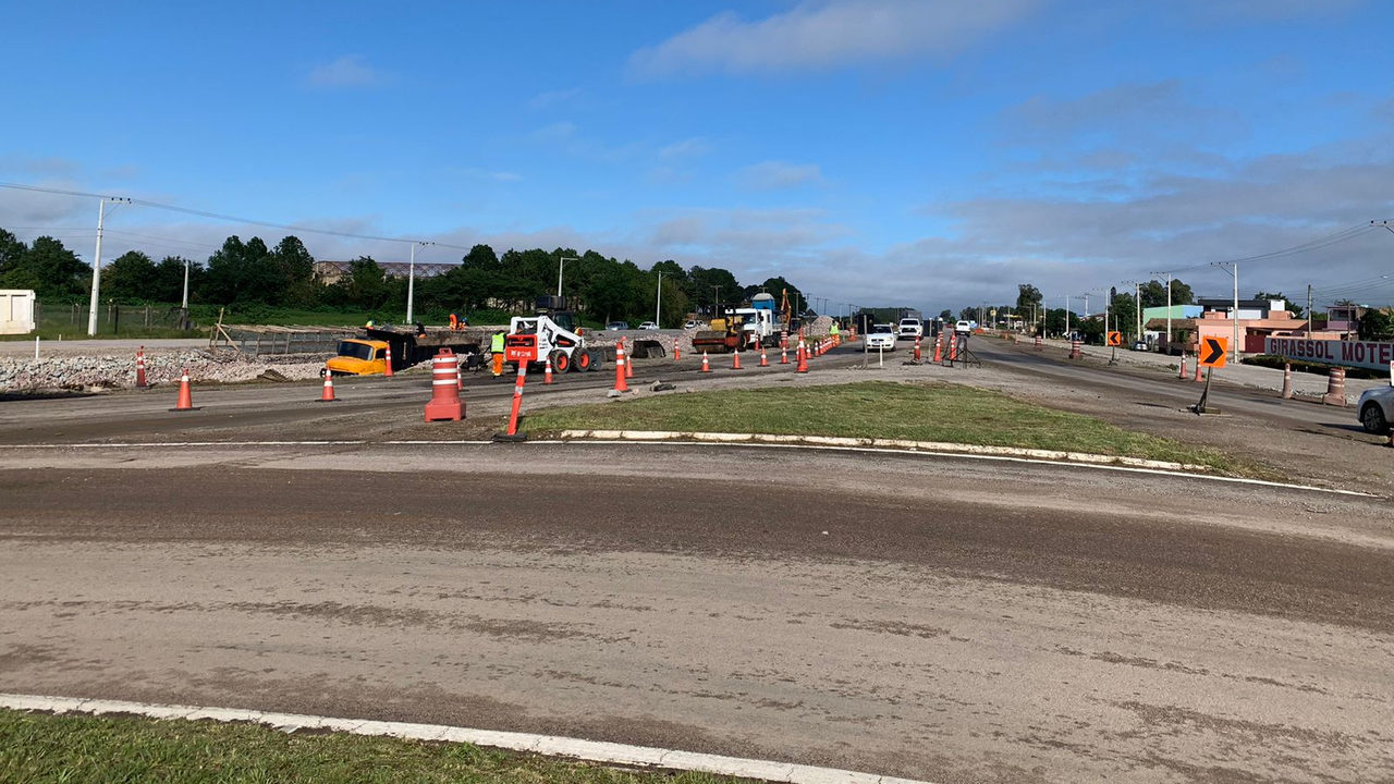 BR-116 em Camaquã: Obras aceleram nesta segunda-feira (20)