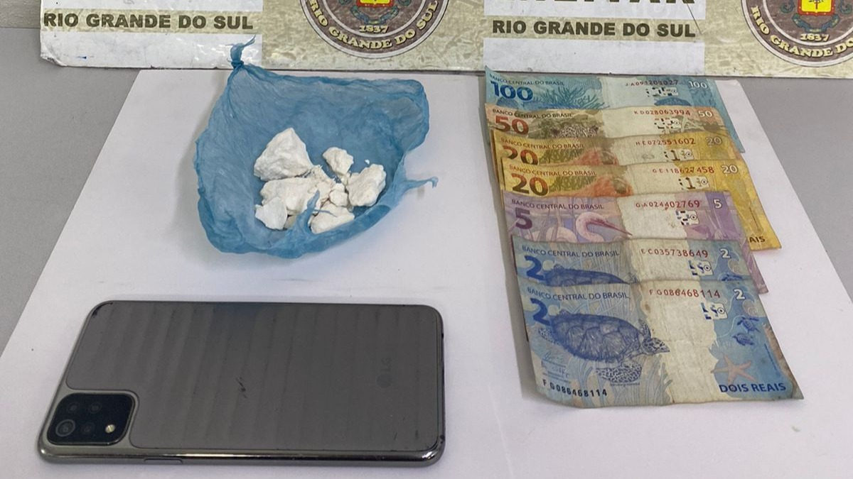 Brigada Militar efetua prisão por tráfico de drogas em São Lourenço do Sul