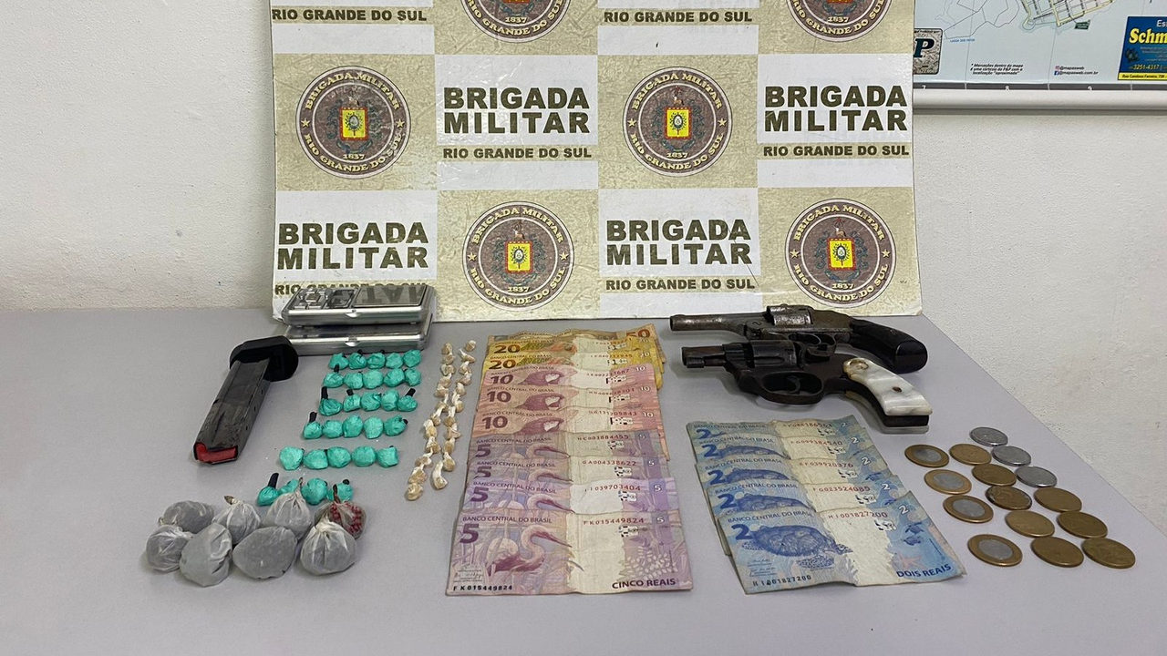 Brigada Militar prende indivíduos por tráfico de entorpecentes em São Lourenço do Sul