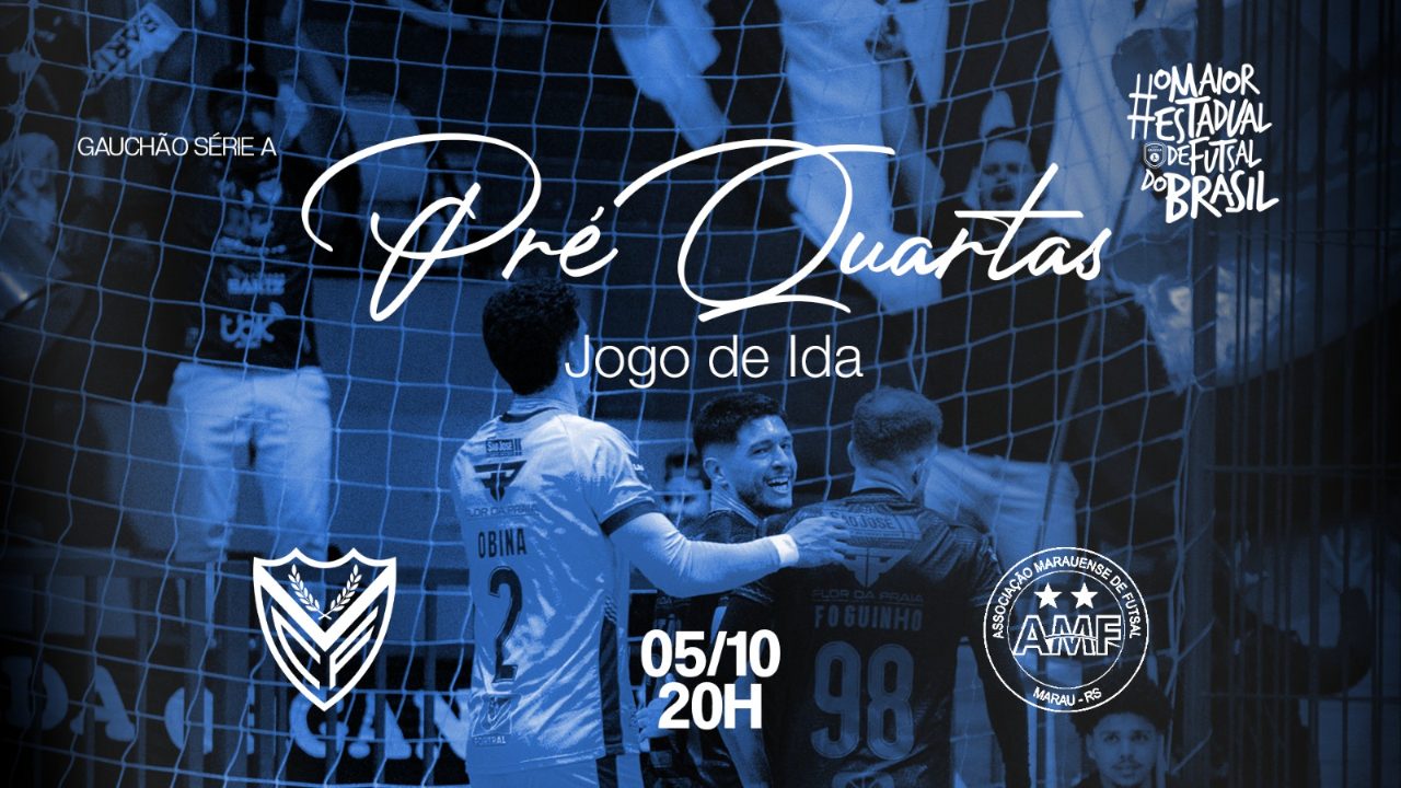 Camaquã Futsal enfrenta AMF de Marau nos playoffs do Gauchão Série A