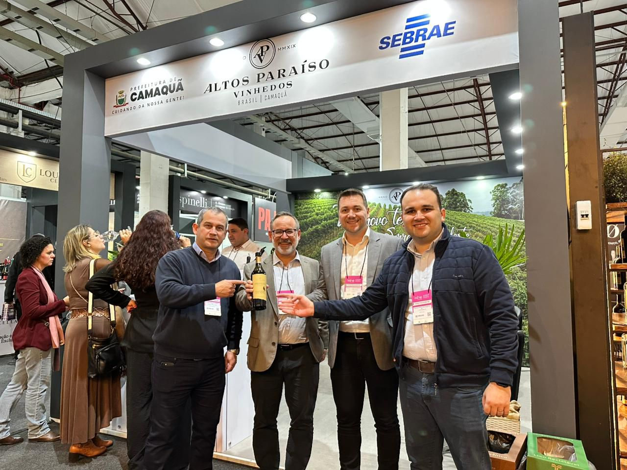 Camaquã destaca potencial da vitivinicultura na Wine South America em Bento Gonçalves