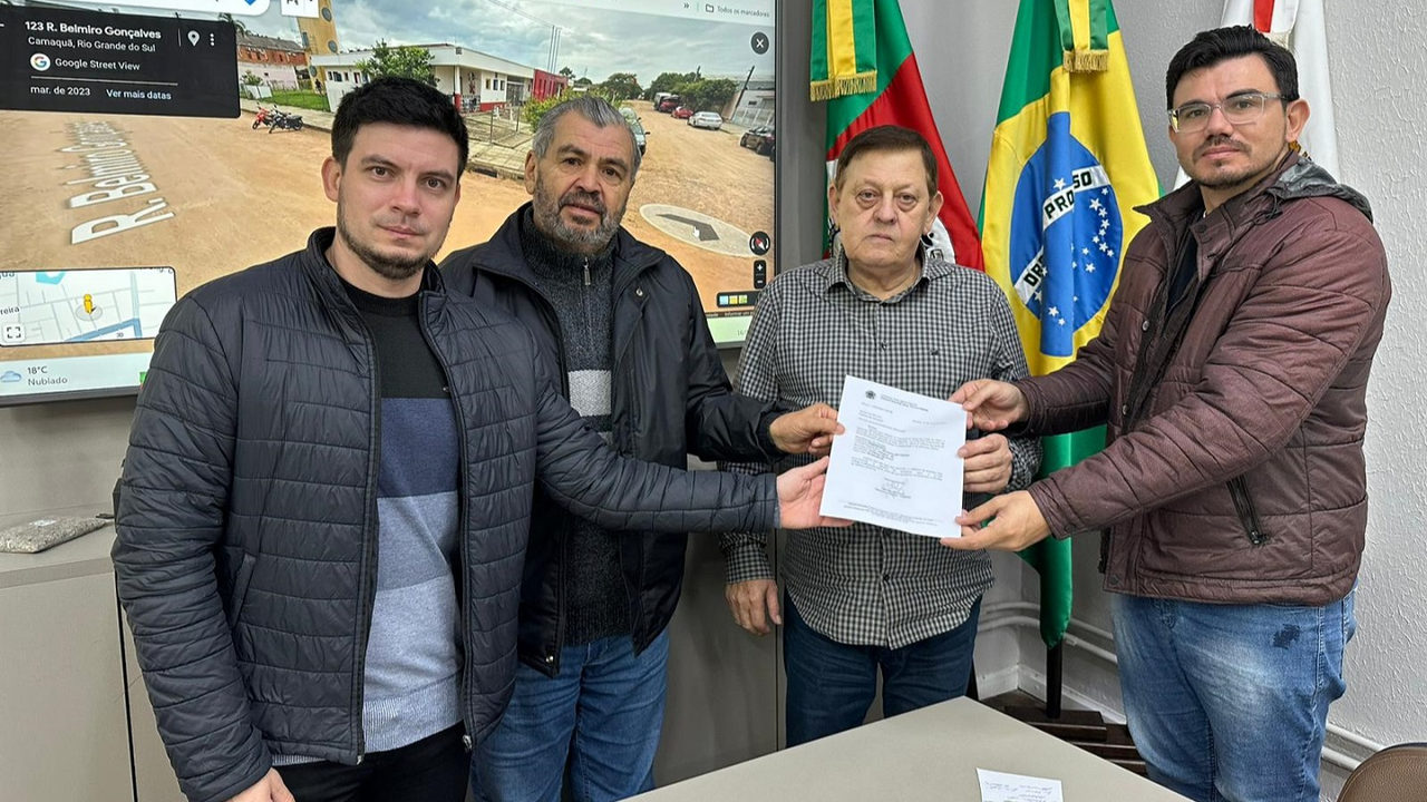 Camaquã recebe R$ 500 mil de Emenda para calçar ruas no entorno da E.M.E.I Mimosa