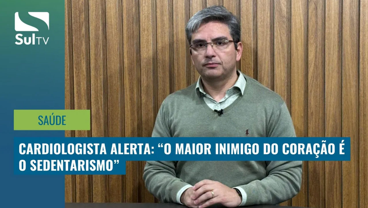 Cardiologista alerta: sedentarismo é maior fator de risco para doenças cardíacas