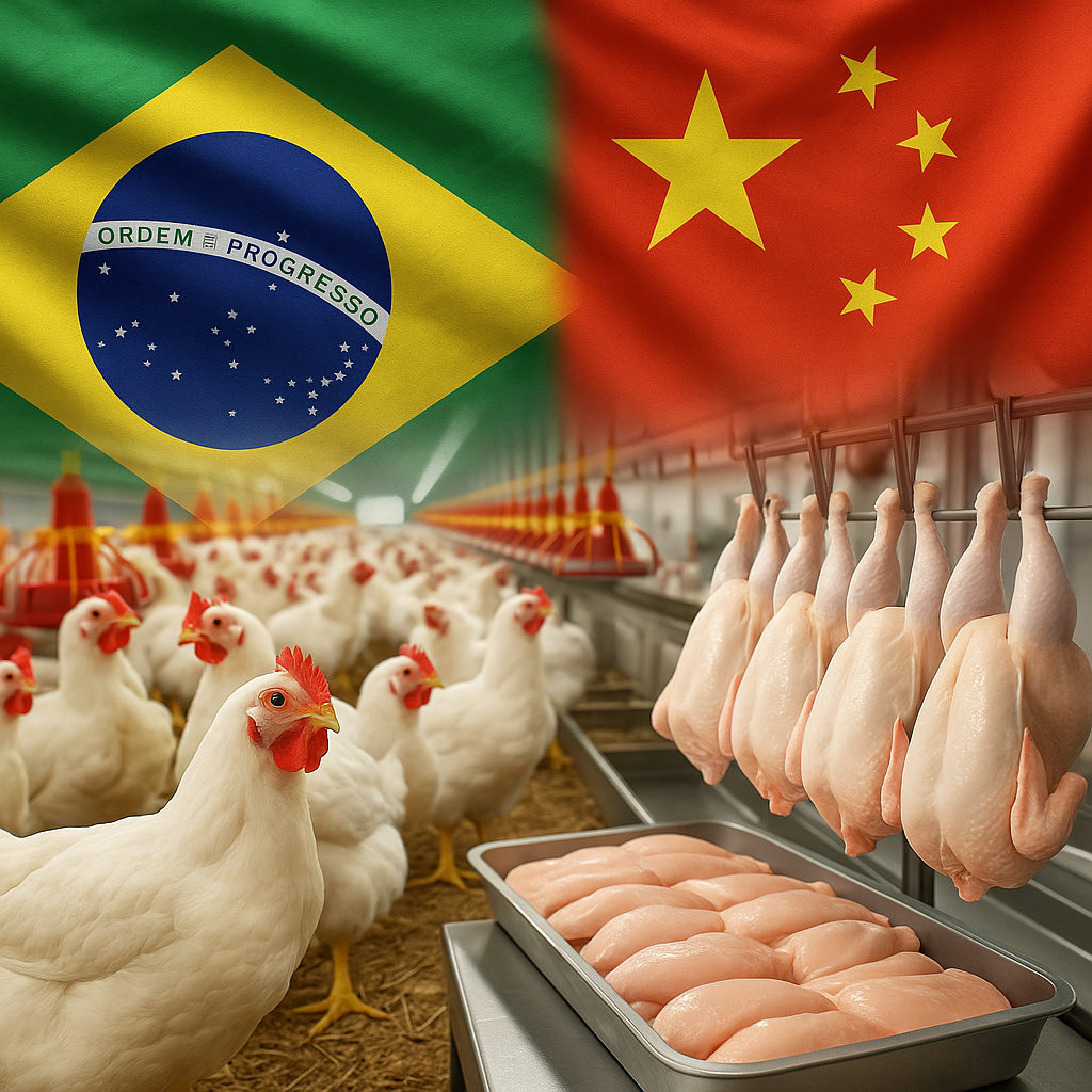 China reabre o mercado para o frango brasileiro