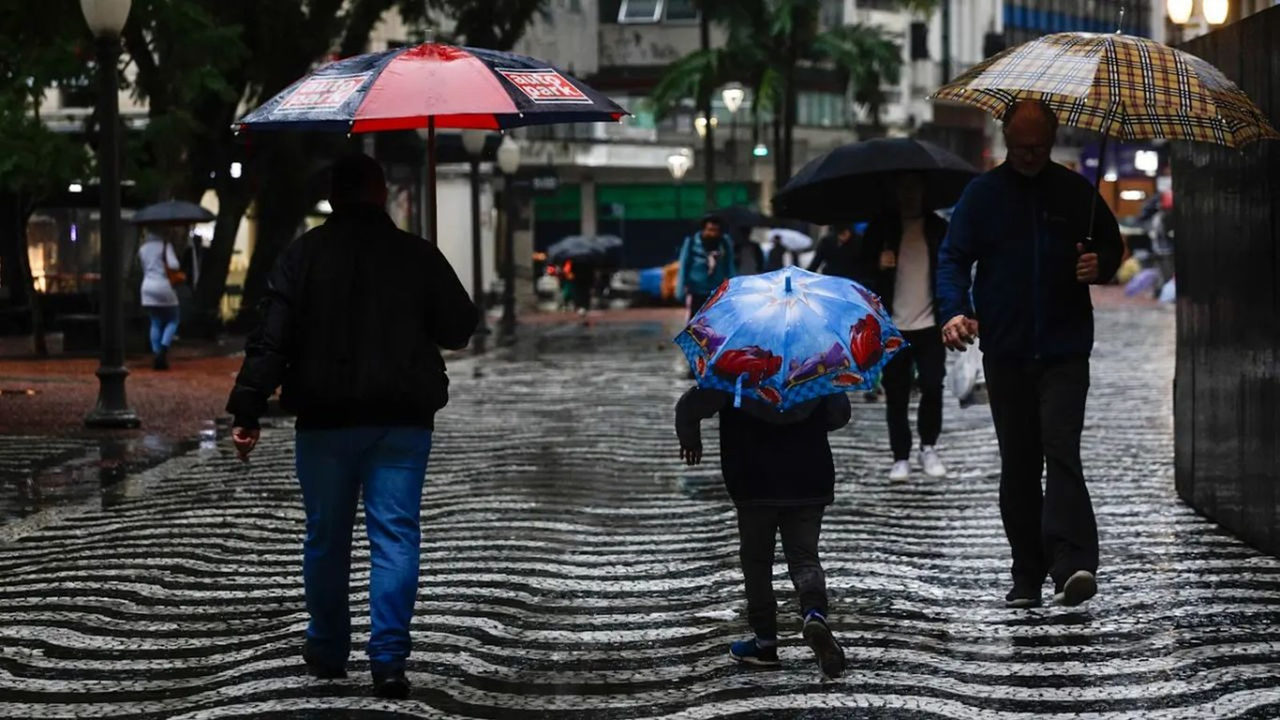 Chuva forte abre a semana em Camaquã, com melhora do tempo até quarta