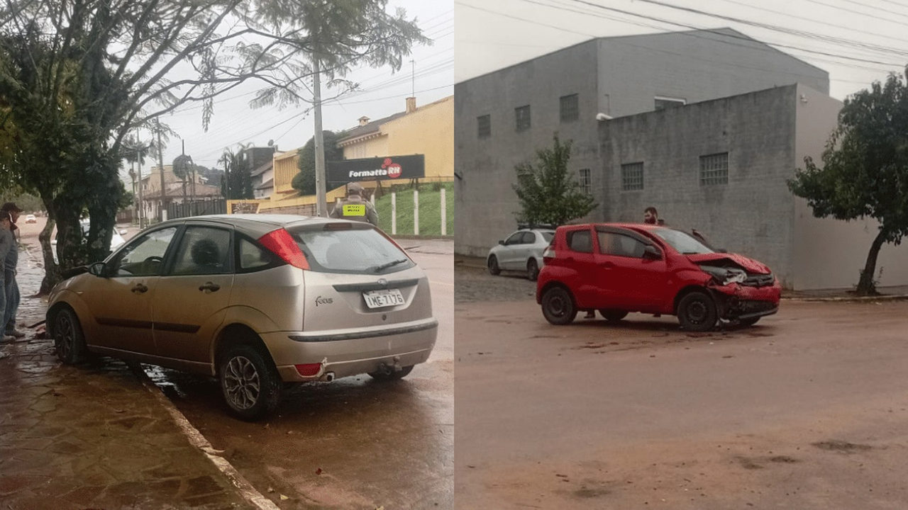 Colisão entre dois carros é registrada no Floresta, em Camaquã