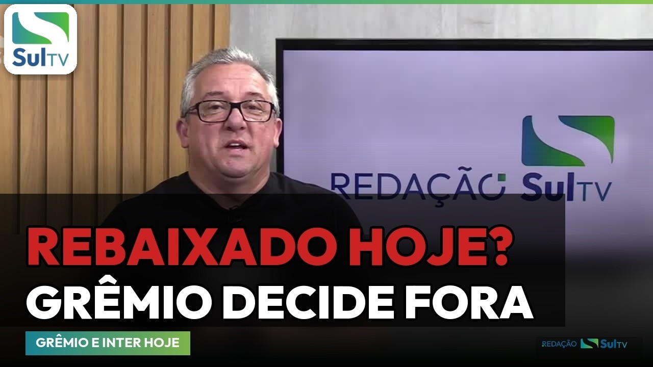Comentário esportivo aponta risco de o Grêmio ficar virtualmente rebaixado no Brasileirão