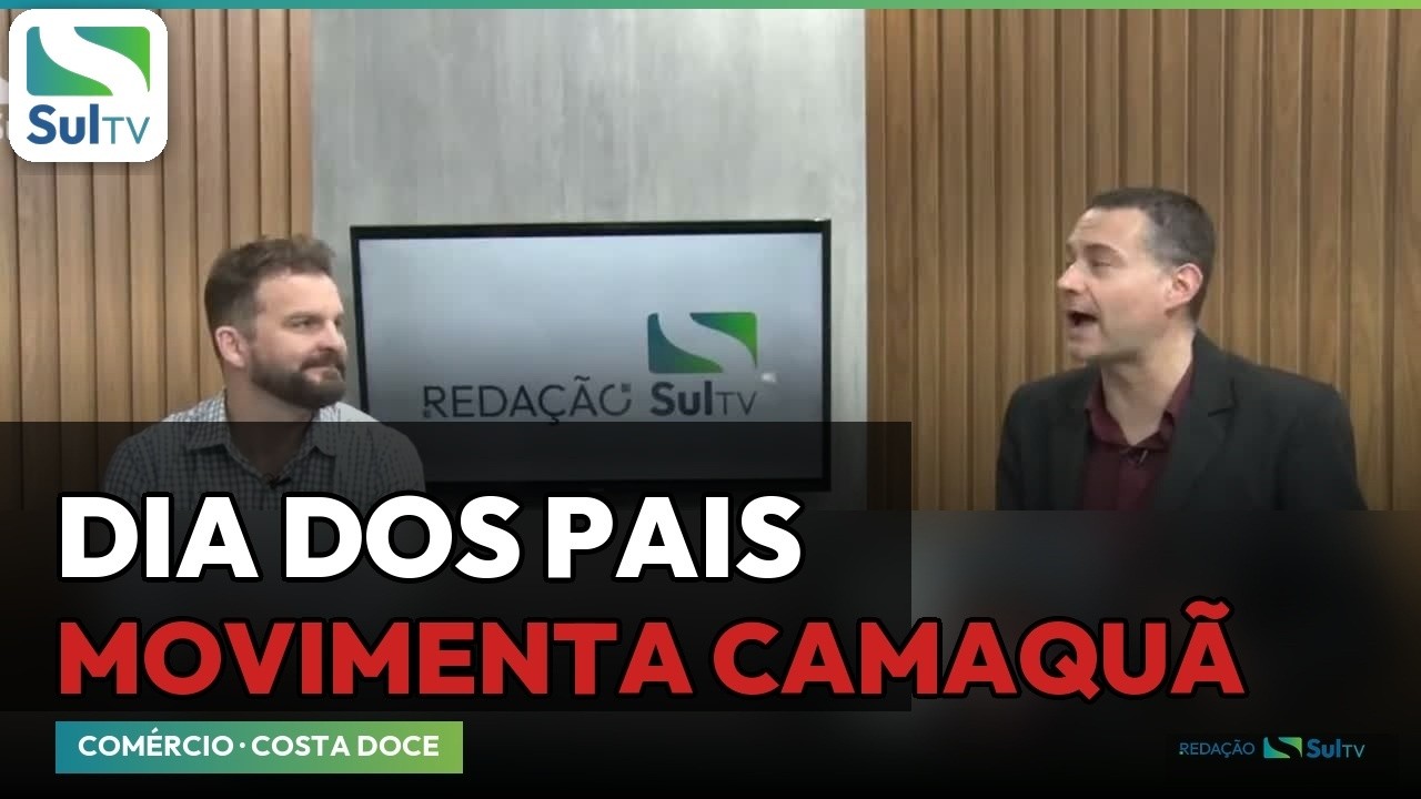 Comércio de Camaquã abre aos domingos para aquecer o Dia dos Pais