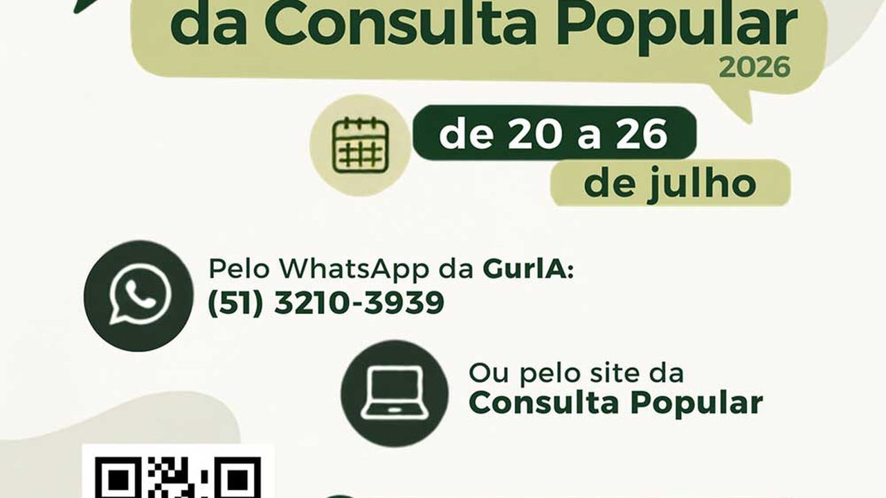 Costa Doce vota na Consulta Popular do RS até domingo (26)