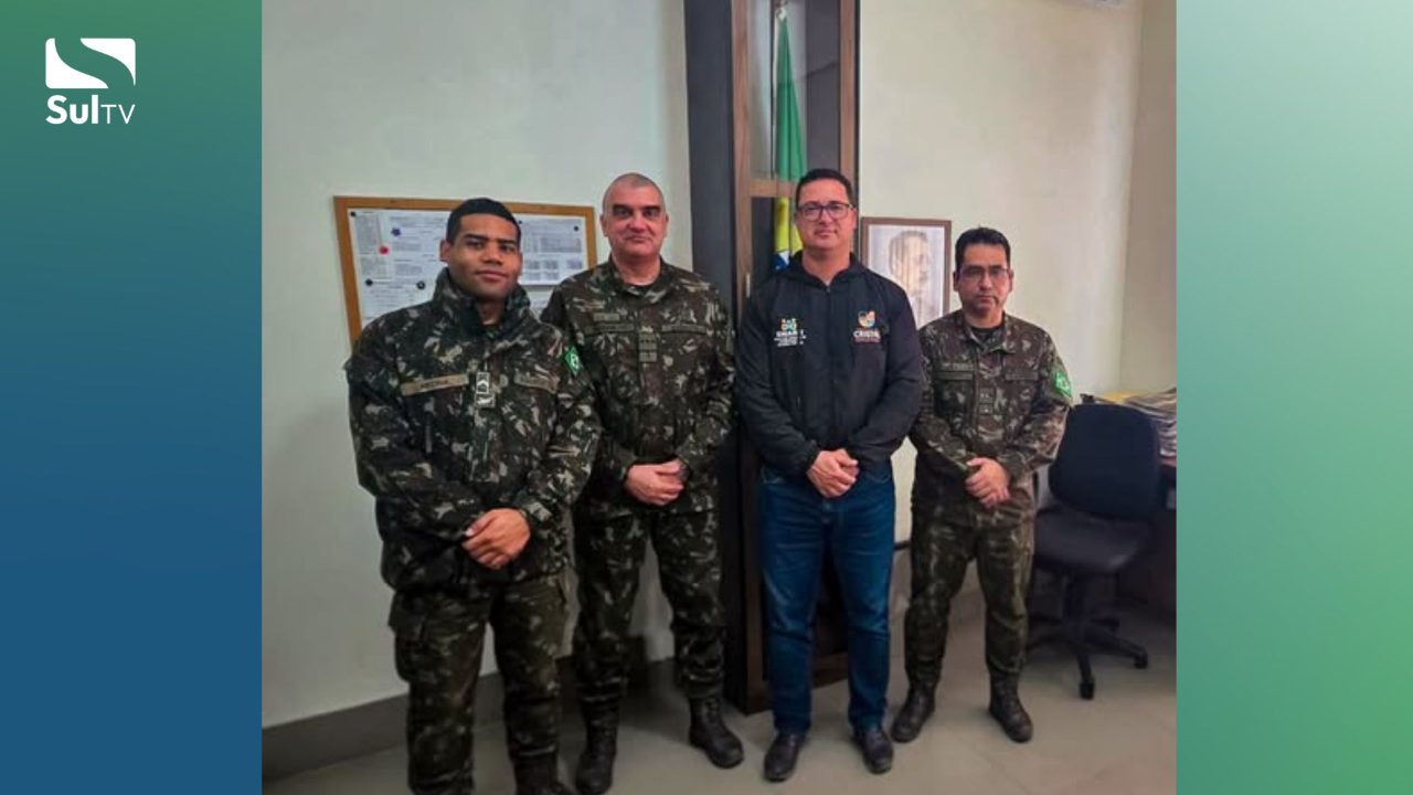 Cristal recebe visita do Exército para orientação técnica na Junta Militar