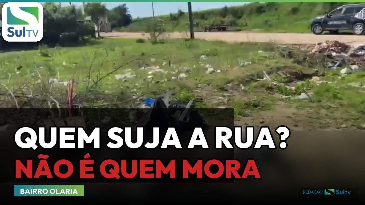 Descarte irregular de lixo na BR-116 incomoda moradores do bairro Olaria em Camaquã