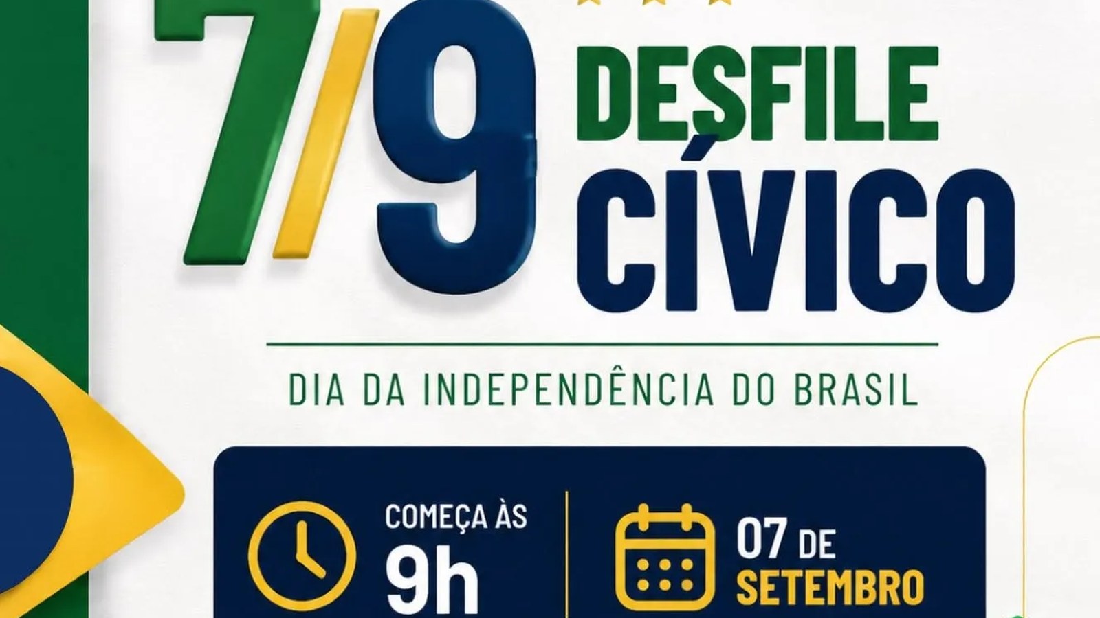 Desfile de 7 de Setembro em Sertão Santana é remarcado