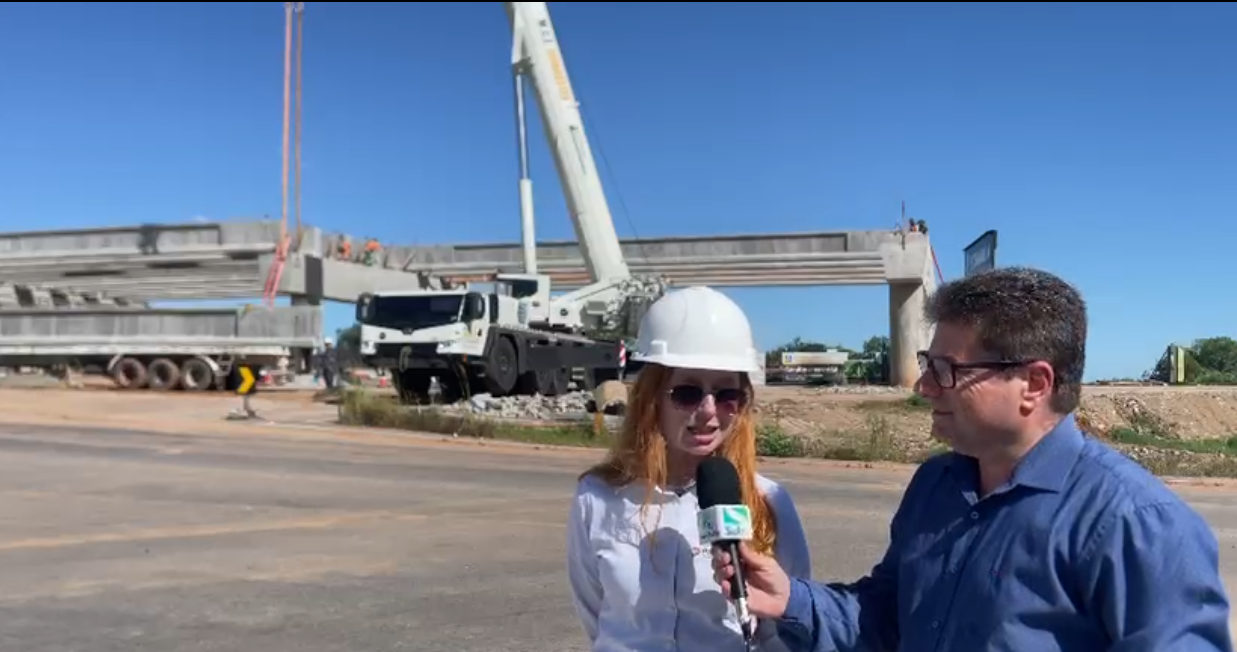 Duplicação da BR-116 atinge 85% de conclusão geral, diz DNIT em entrevista para SulTV
