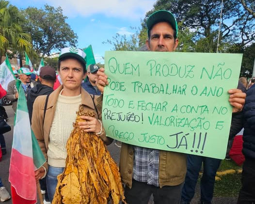 FETAG-RS lidera mobilização em defesa dos produtores de tabaco e da agricultura familiar