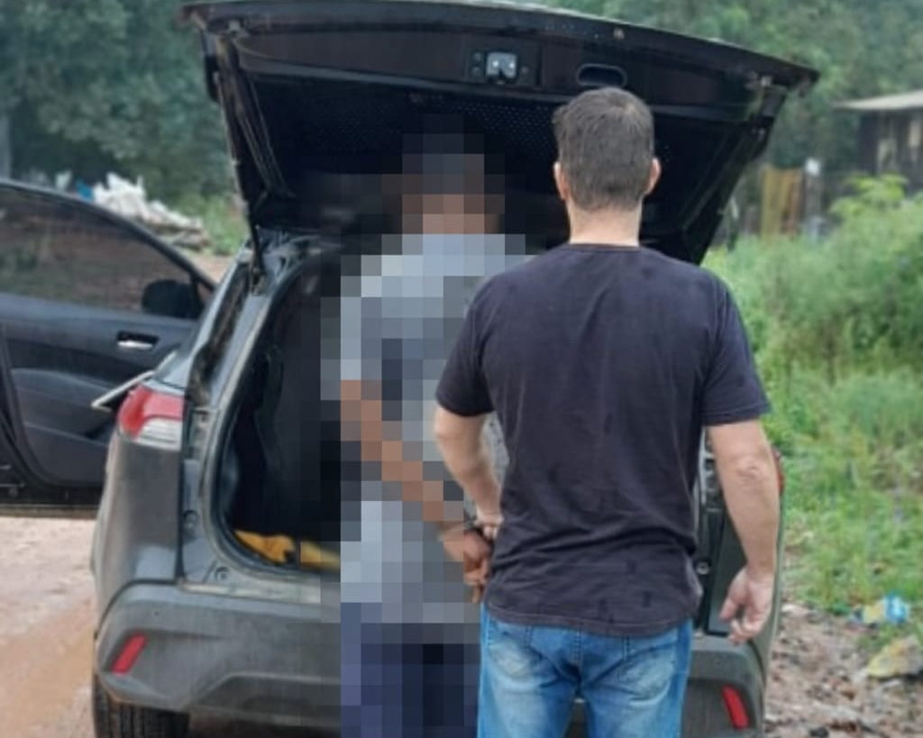 Fuga frustrada: homem tenta se esconder em matagal mas acaba preso em Camaquã