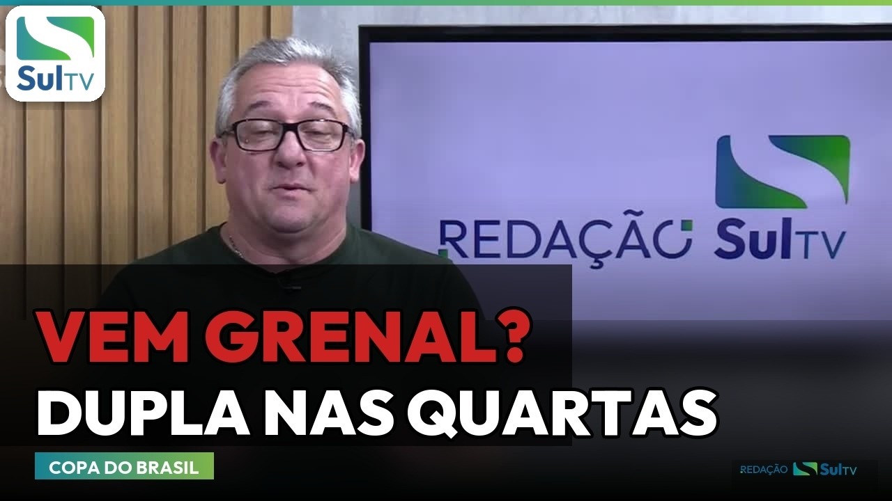 Flávio Torino analisa a semana da dupla Grenal no Redação SulTV — Reprodução/SulTV