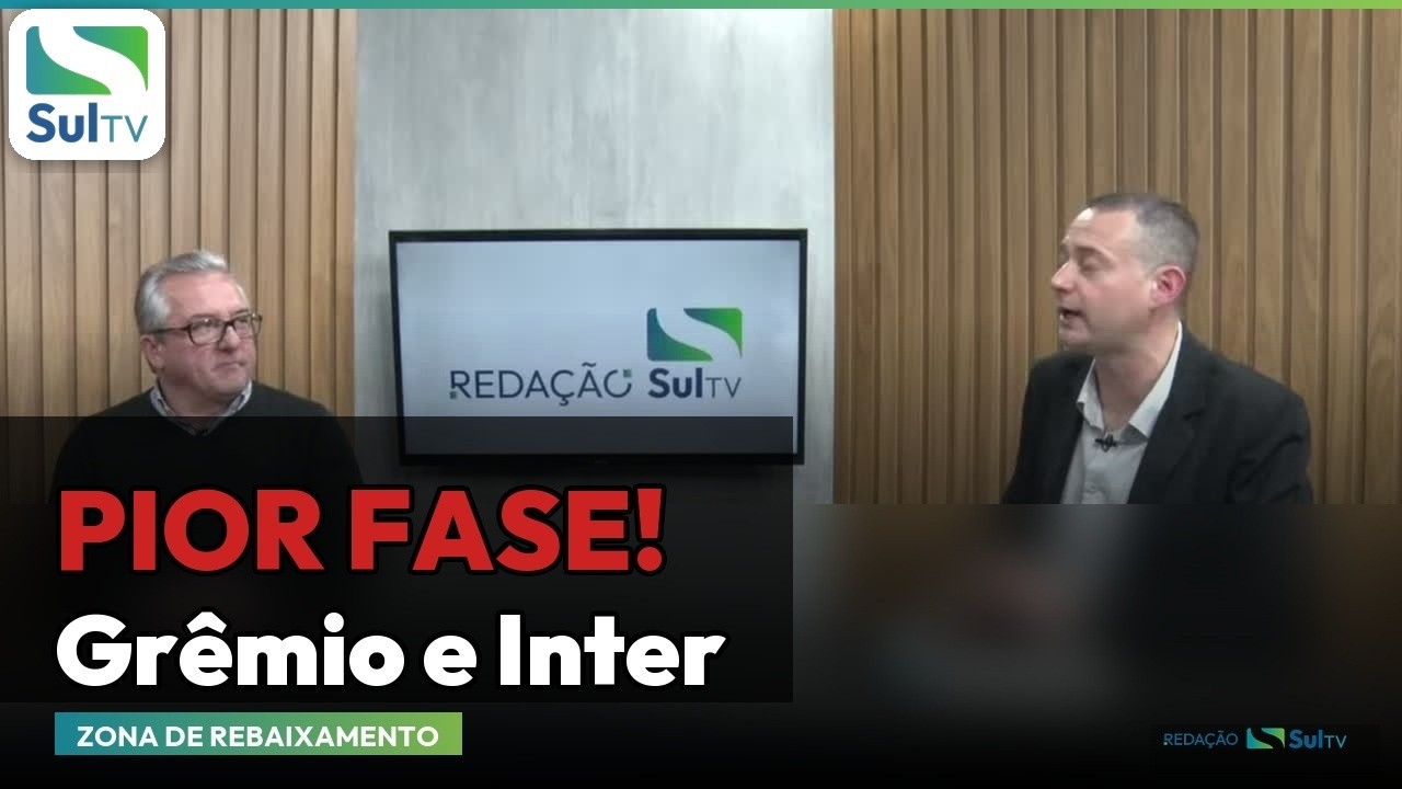 Grêmio e Inter vivem a pior fase do ano e seguem na zona de rebaixamento