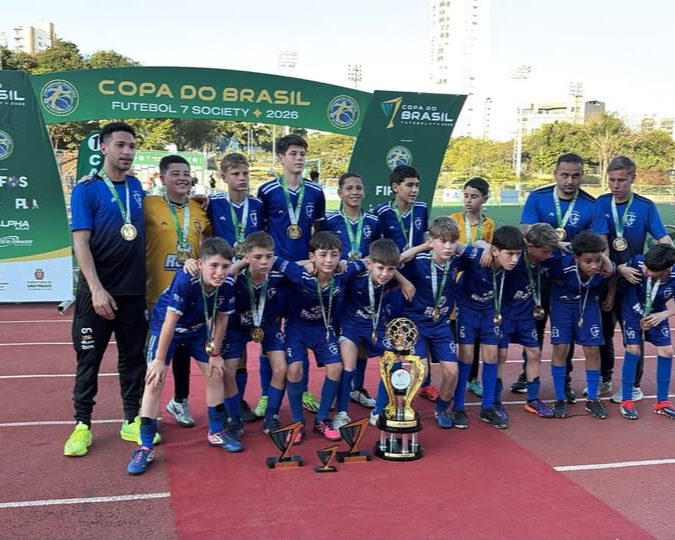 Guarany de Camaquã vence a Copa do Brasil de Futebol 7 Sub-12 em São Paulo