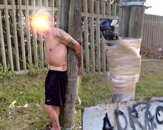 Homem é amarrado a poste por moradores após suspeita de furtos em Rio Grande