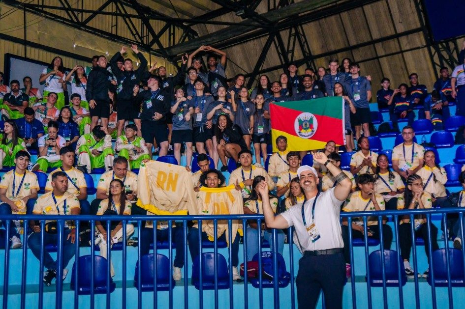Time RS leva 262 atletas aos Jogos da Juventude, em Foz do Iguaçu.
