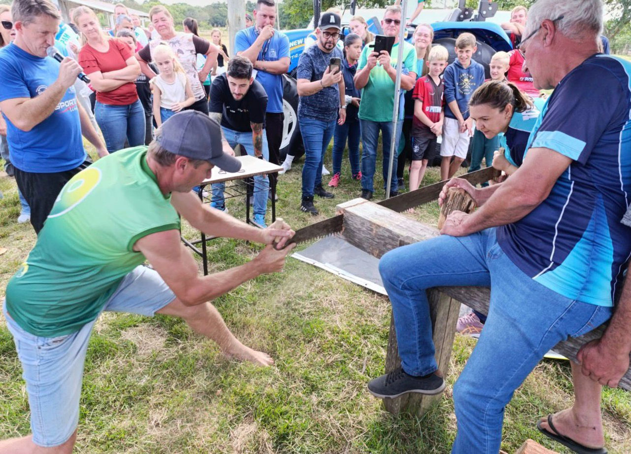 Maior batata-doce e folha de fumo? Veja as curiosas disputas da Gincana Rural na ExpoCamaquã