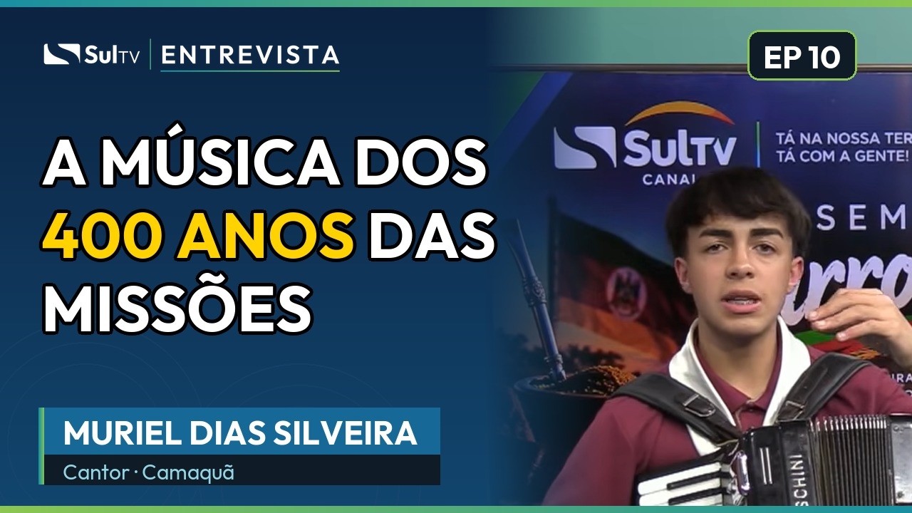Murielzinho lança clipe sobre os 400 anos das Missões e conta a trajetória no Canta Comigo