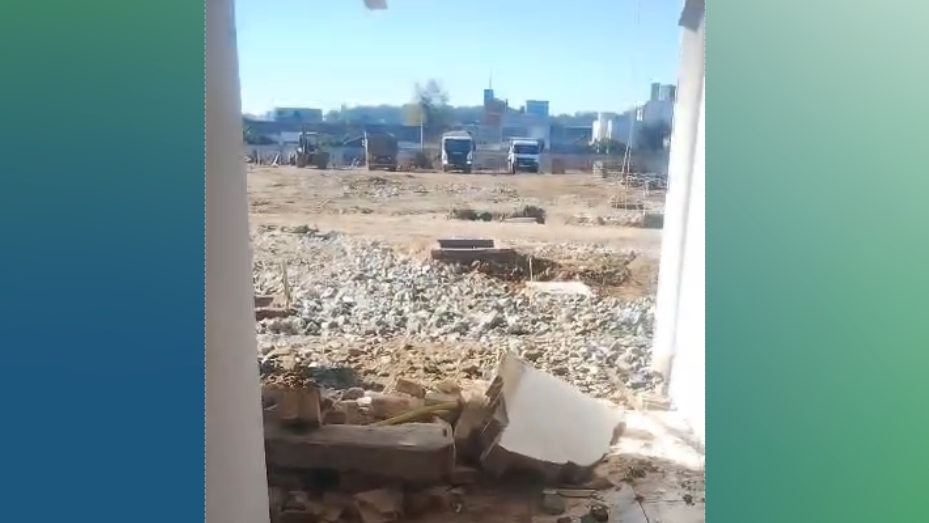 Obra de supermercado em Camaquã causa danos estruturais em residência vizinha
