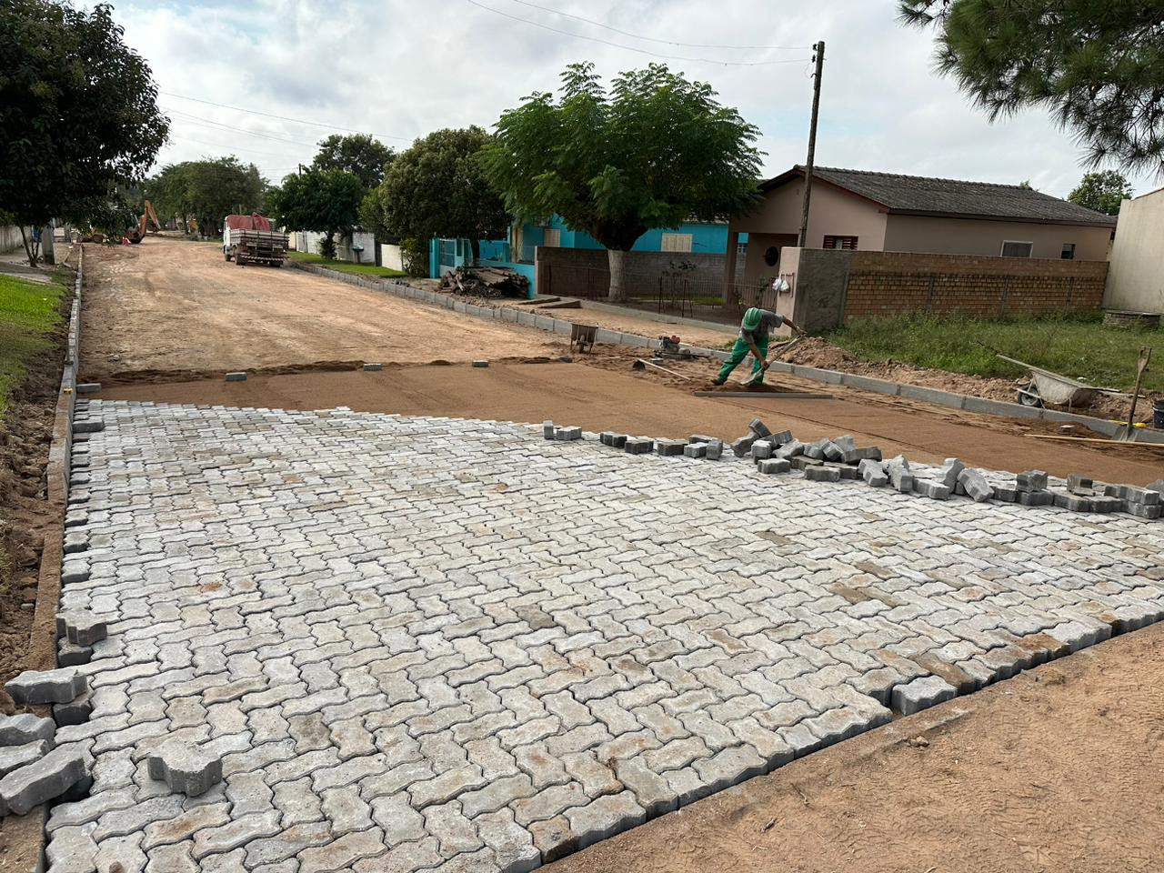 Obras de pavimentação avançam em Camaquã