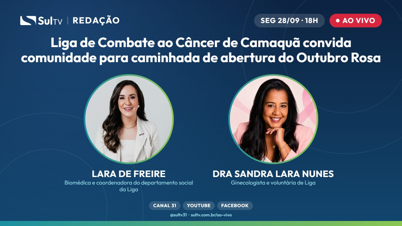Liga de Combate ao Câncer promove caminhada do Outubro Rosa em Camaquã