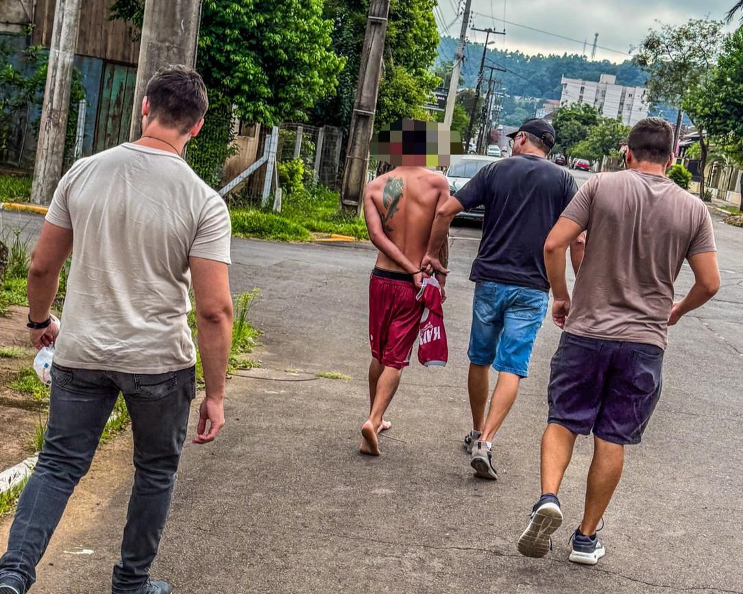 Polícia Civil localiza e prende foragido "Maçarico" em São Sebastião do Caí