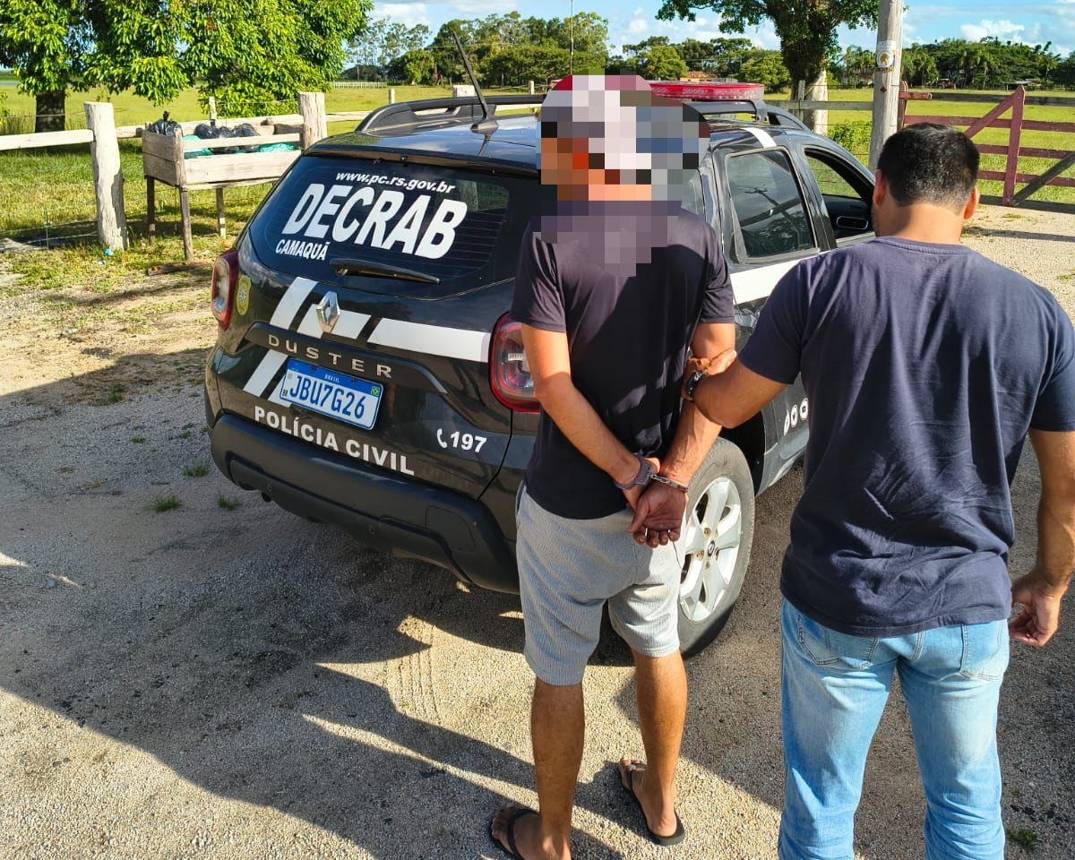 Polícia Civil prende foragido de Santa Catarina por abigeato em Arambaré