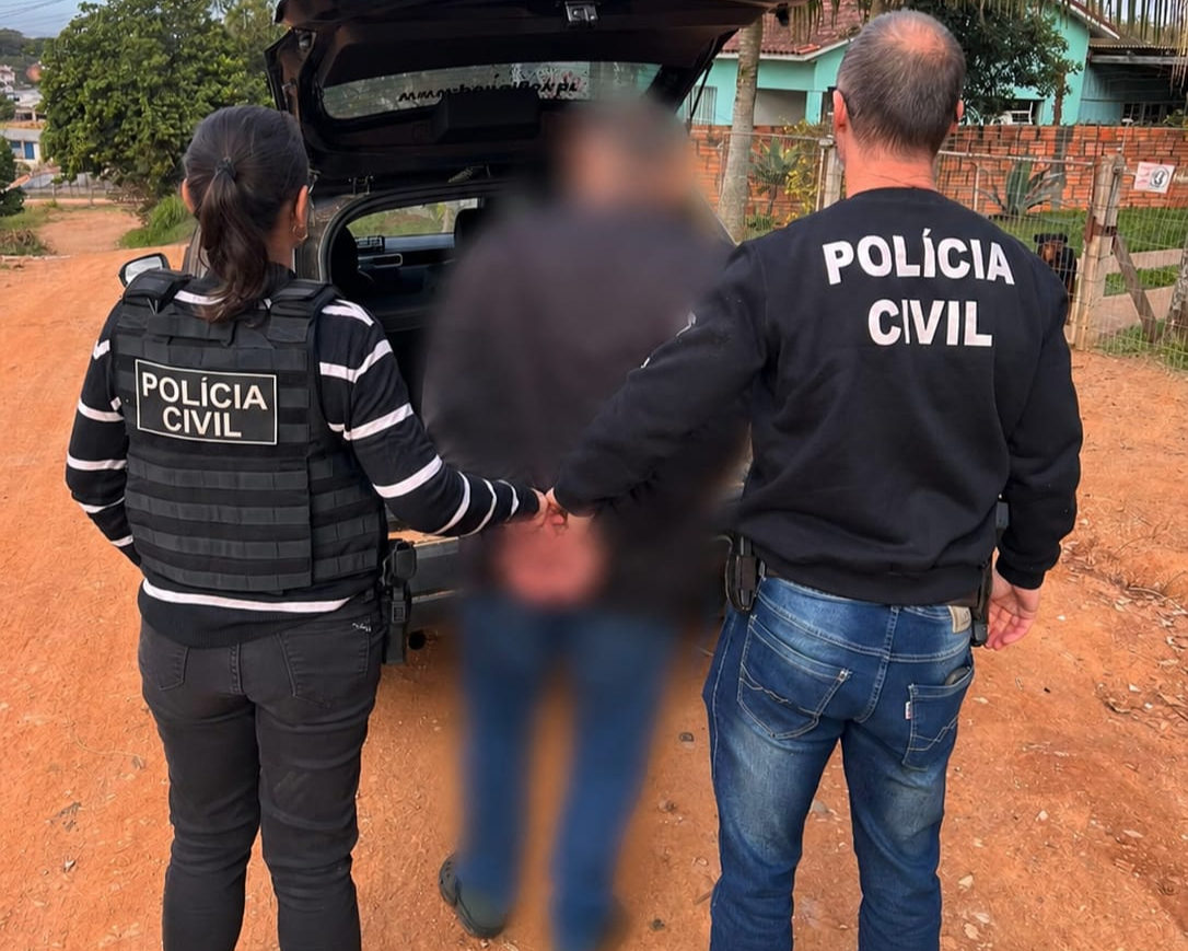 Homem é preso por estupro e violência doméstica no bairro Santa Marta em Camaquã