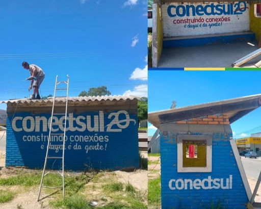 Prefeitura de Tapes conclui reforma de parada na Avenida Assis Brasil