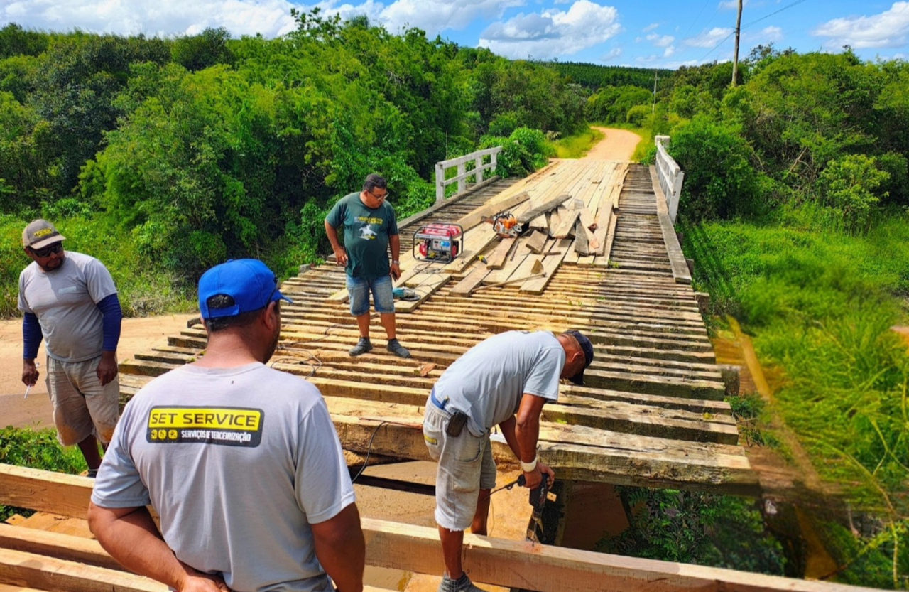 Prefeitura de Tapes restaura histórica Ponte do Guará para garantir segurança
