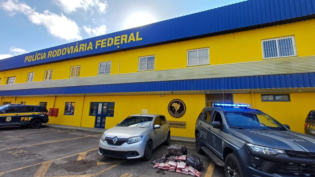 PRF apreende quase 40 kg de skunk na BR-290 em Eldorado do Sul