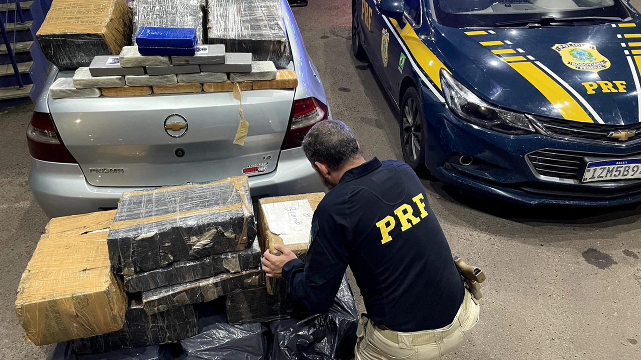 PRF prende homem com mais de 250 kg de maconha e cocaína em Osório