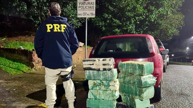 PRF prende traficante com mais de 200 quilos de maconha em Erechim