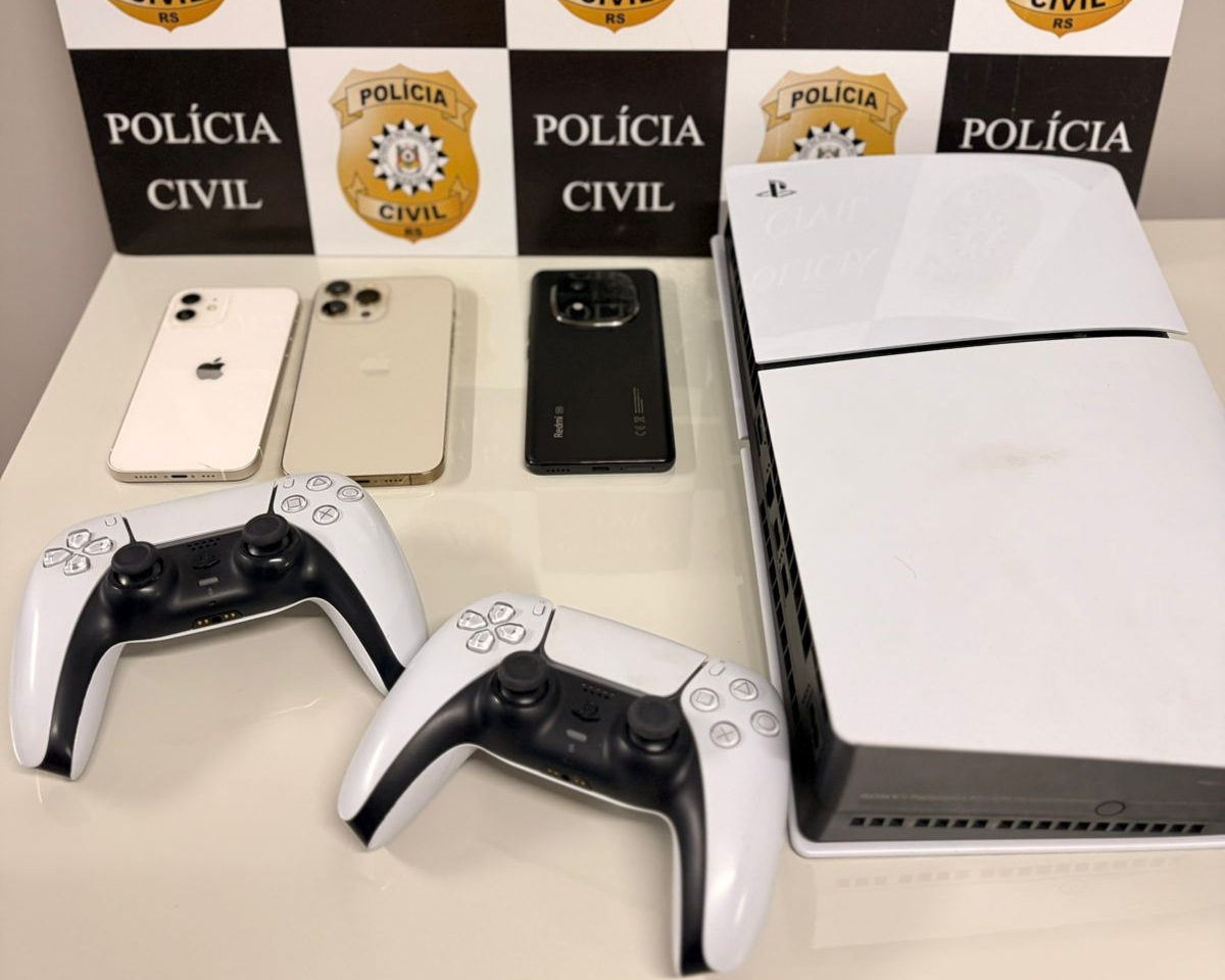 Recuperação milionária: Veja como a polícia achou PS5 e celulares furtados