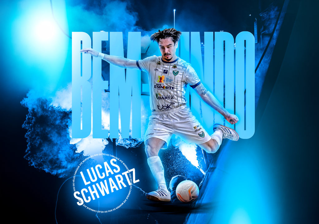 Reforço internacional: Vélez Camaquã contrata Lucas Schwartz para a temporada 2026