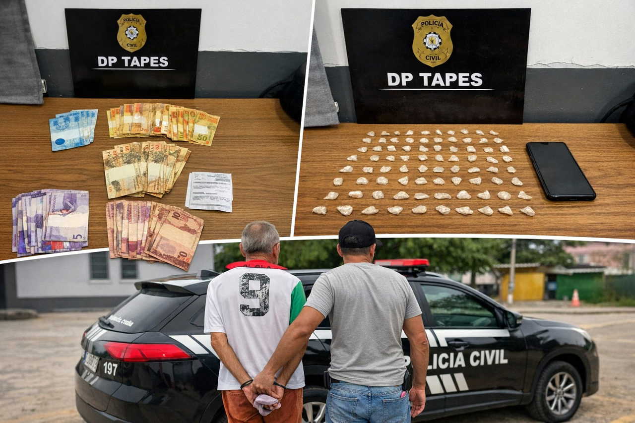 Saiba como a Polícia de Tapes desarticulou o esquema financeiro de uma facção