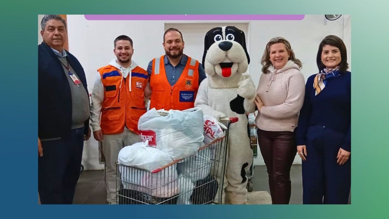 Equipes recolhem doações das campanhas do agasalho em São Lourenço do Sul. Foto: Prefeitura de São Lourenço do Sul - Reprodução