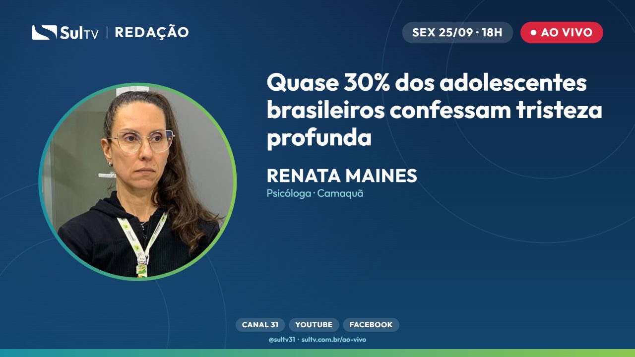 Bem-estar emocional dos adolescentes é tema de debate nesta sexta-feira (25)