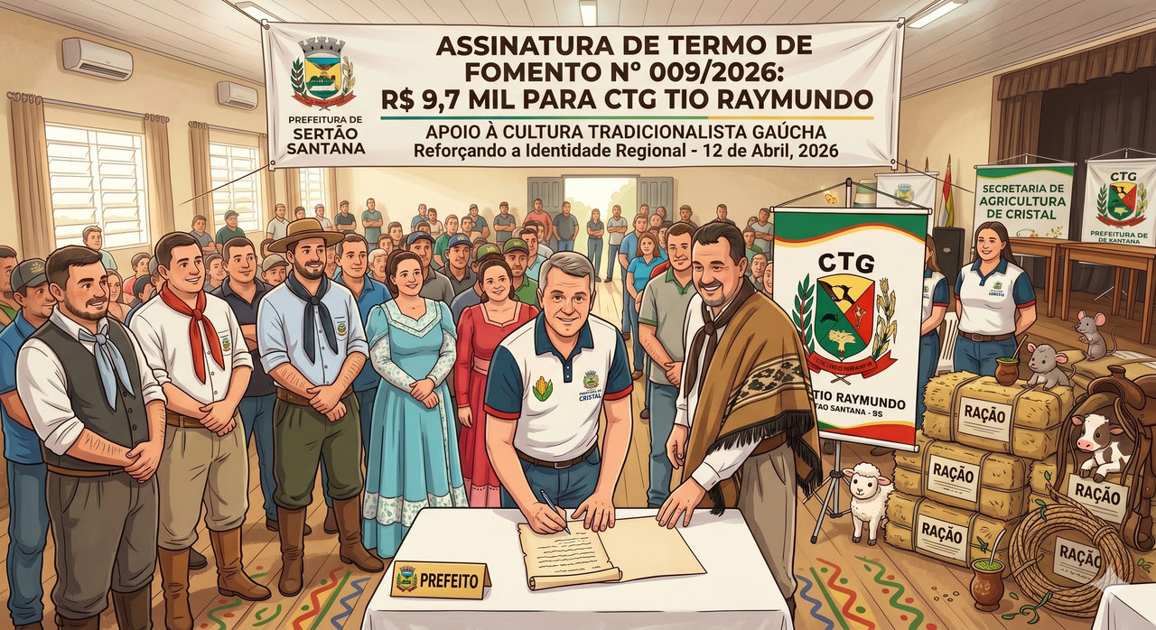 Sertão Santana destina R$ 9,7 mil ao CTG Tio Raymundo para preservar a tradição