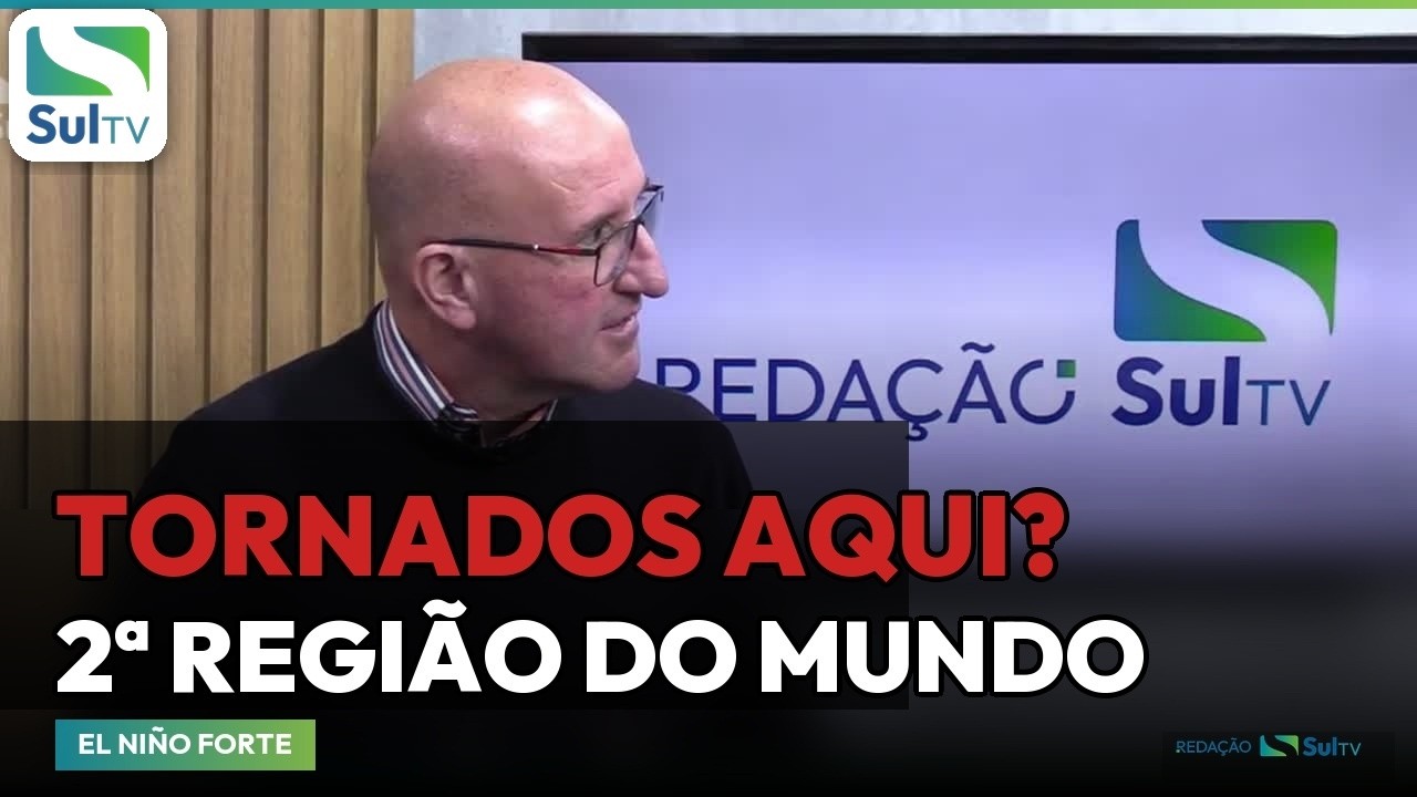 Sul do Brasil é apontado como a segunda região mais propícia a tornados no mundo
