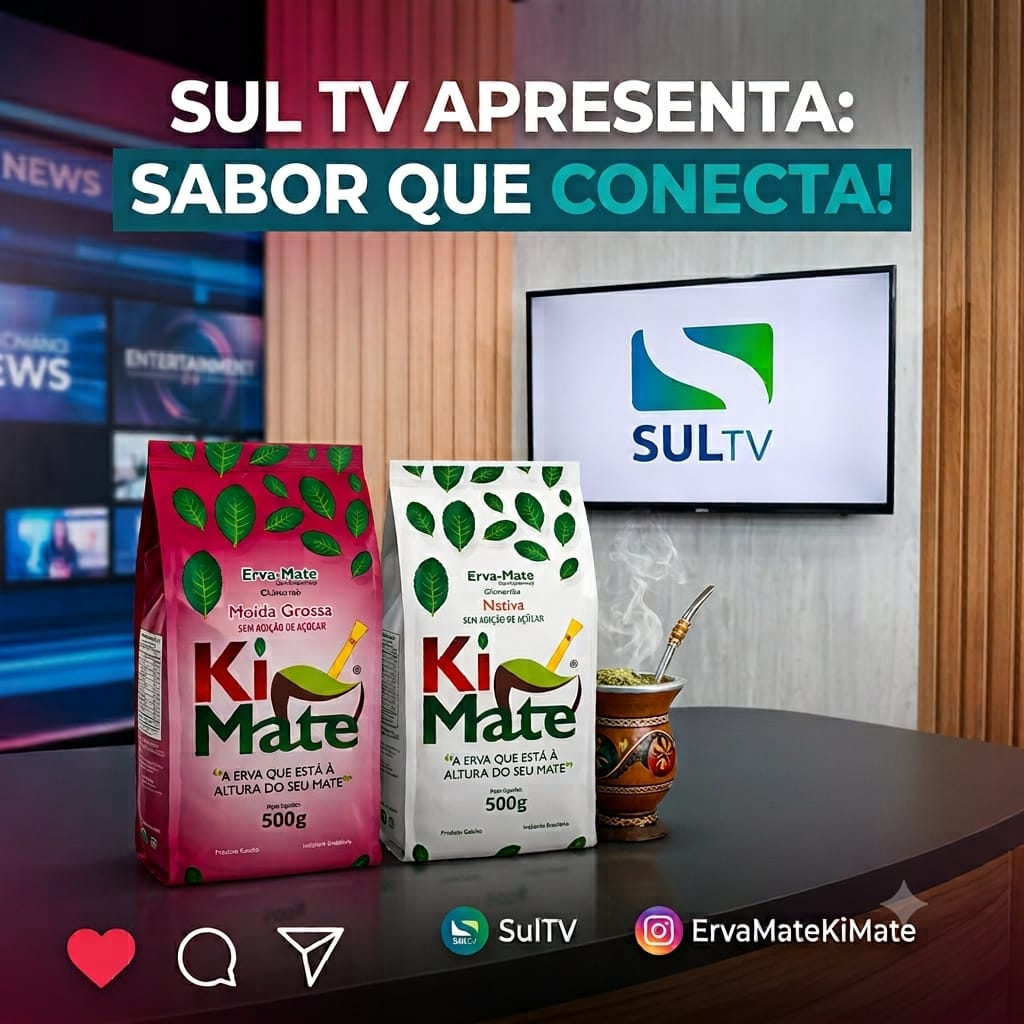SulTV e Ki Mate lançam sorteio especial de kits de erva-mate para a comunidade