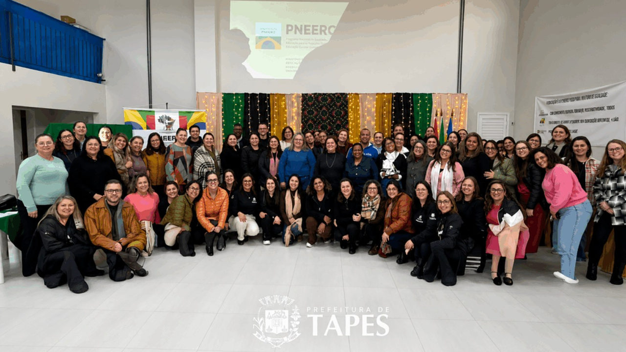 Tapes promove dois dias de formação para rede municipal de ensino