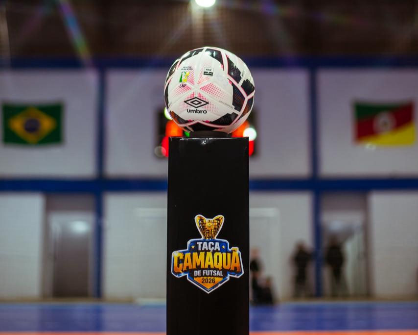 Taça Camaquã de Futsal 2026 começa com jogos emocionantes e mais de 800 atletas
