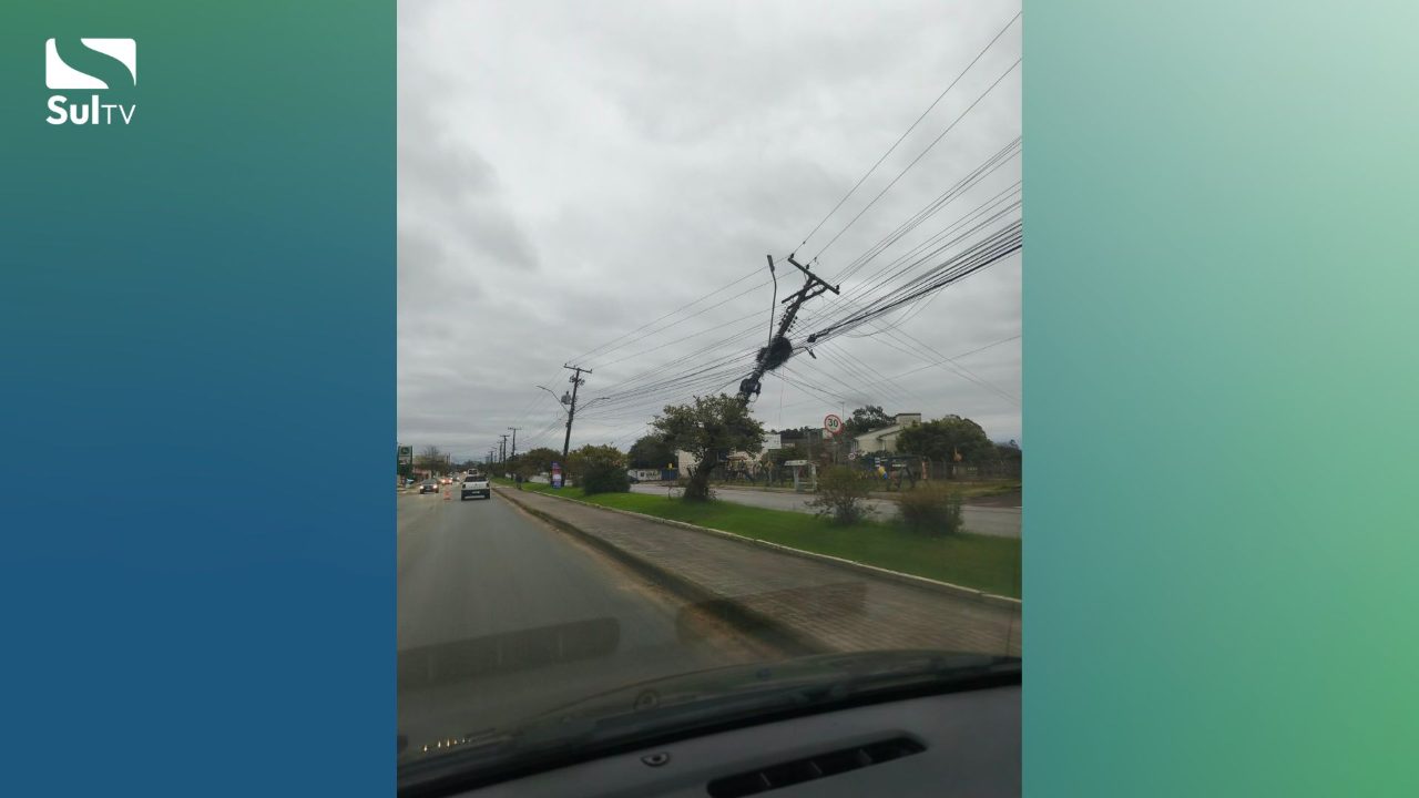 Temporal com ventos fortes causa destelhamentos e falta de energia na Região Sul