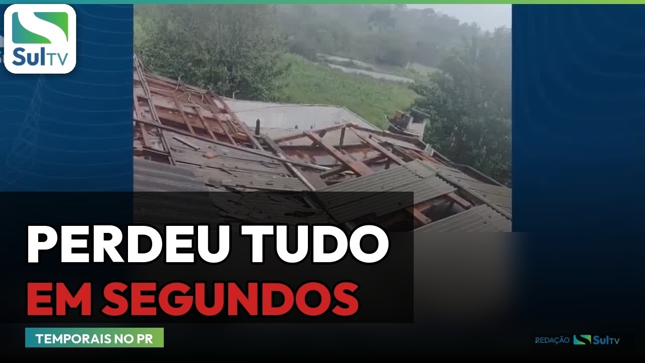 Tornados destroem casas e deixam três mortos no Paraná
